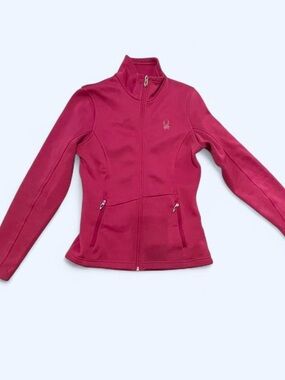 Spyder Women's Fitted Full-Zip Jacket - Raspberry Pink